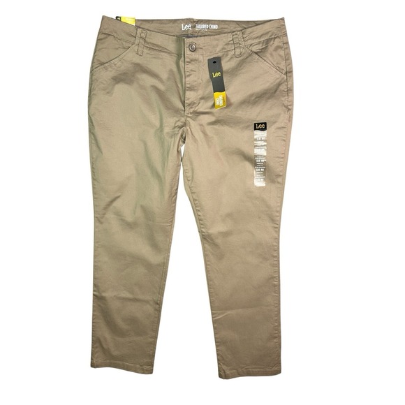 Lee Pants - Lee Eased Fit Tailored Chino Women's Size 16 M Pants @40x30 NWT